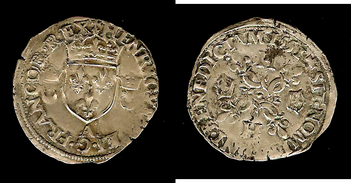 Henri II douzain 1551A gVF